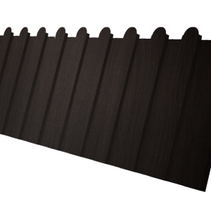 Профнастил С8A v01 фигурный 0,45 Print Elite Coffee Wood TwinColor