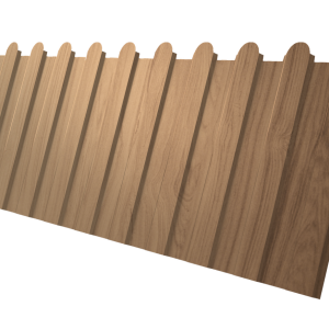 Профнастил С8A v01 фигурный 0,45 Print Elite Honey Wood TwinColor