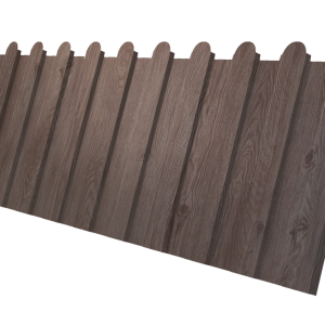 Профнастил С8A v01 фигурный 0,45 Print Elite White Wood TwinColor