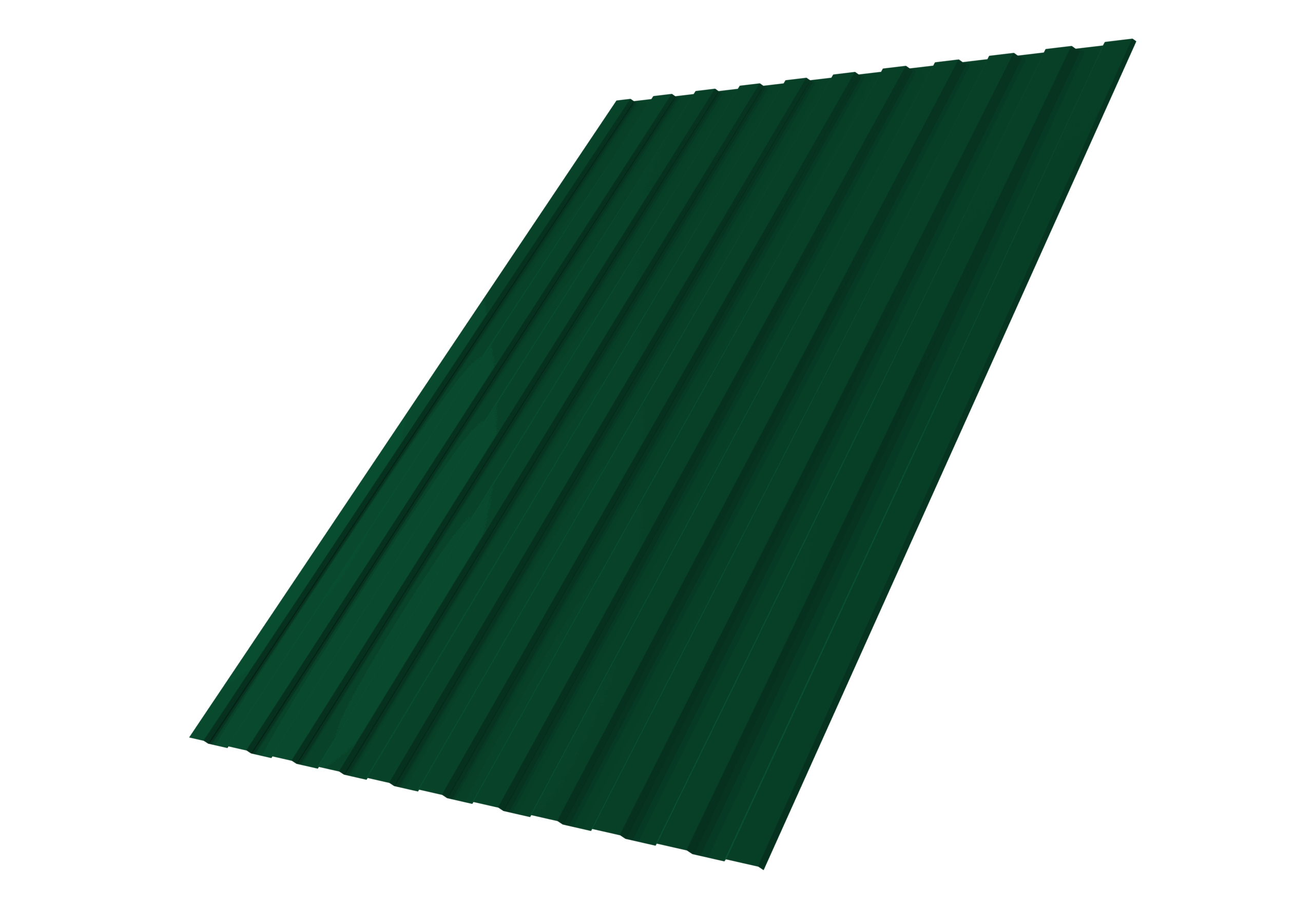 Профнастил С8A v01 0,45 PE-Double с пленкой RAL 6005 зеленый мох