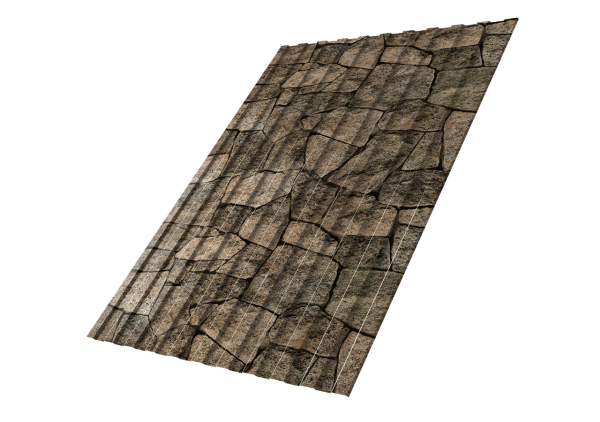 Профнастил С8A v01 0,45 Print Elite King Stone TwinColor
