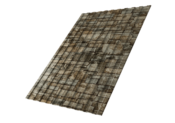 Профнастил С8A v01 0,45 Print Elite с пленкой Fine Stone TwinColor