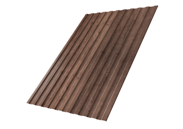 Профнастил С8A v01 0,45 Print Premium Almond Wood Fresh
