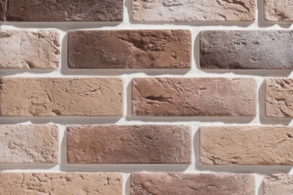 Рядовая плитка Leonardo Stone Лион 402 с расшивкой 1,2 см