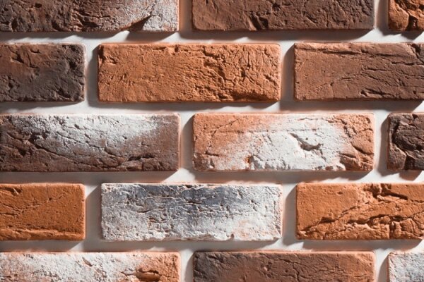 Рядовая плитка Leonardo Stone Лион 485 с расшивкой 1,2 см
