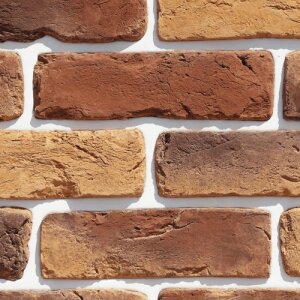 Рядовая плитка Leonardo Stone Орлеан 440 с расшивкой 1,2 см