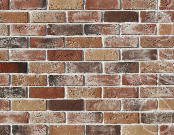 Рядовая плитка White Hills Design Кельн брик 323-90 с расшивкой 1,2 см