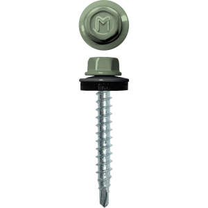 Саморез кровельный Daxmer 4,8х29 RAL 6019 (250) сверло №1