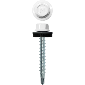 Саморез кровельный Daxmer 4,8х29 RAL 9003 (250) сверло №1