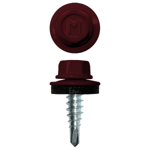 Саморез по металлу Daxmer 4,8х19 RAL 3005 (250) сверло №2