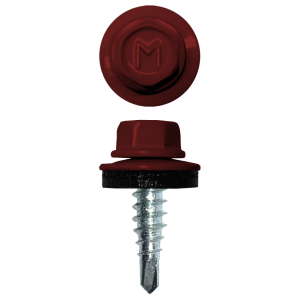 Саморез по металлу Daxmer 4,8х19 RAL 3011 (250) сверло №2
