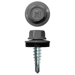 Саморез по металлу Daxmer 4,8х19 RAL 7004 (250) сверло №2