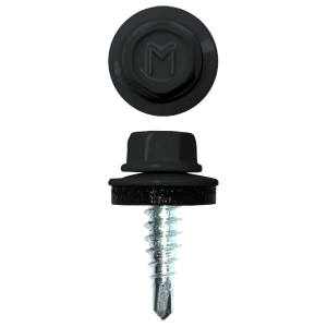 Саморез по металлу Daxmer 4,8х19 RAL 7021 (250) сверло №2