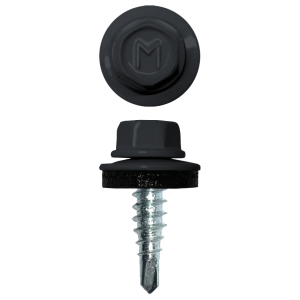 Саморез по металлу Daxmer 4,8х19 RAL 7024 (250) сверло №2