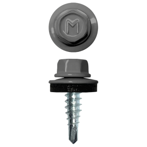 Саморез по металлу Daxmer 4,8х19 RAL 9006 (250) сверло №2
