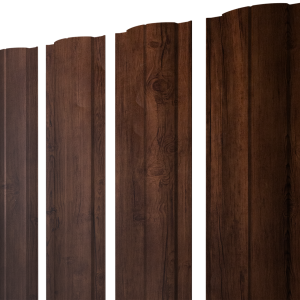 Штакетник Круглый с прямым резом 0,45 Print Premium Cherry Wood Fresh TwinColor