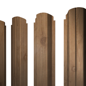 Штакетник П-образный А фигурный 0,45 Print Premium Pine Wood Fresh