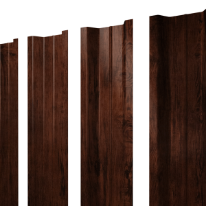 Штакетник П-образный В с прямым резом 0,45 Print Elite Cherry Wood TwinColor