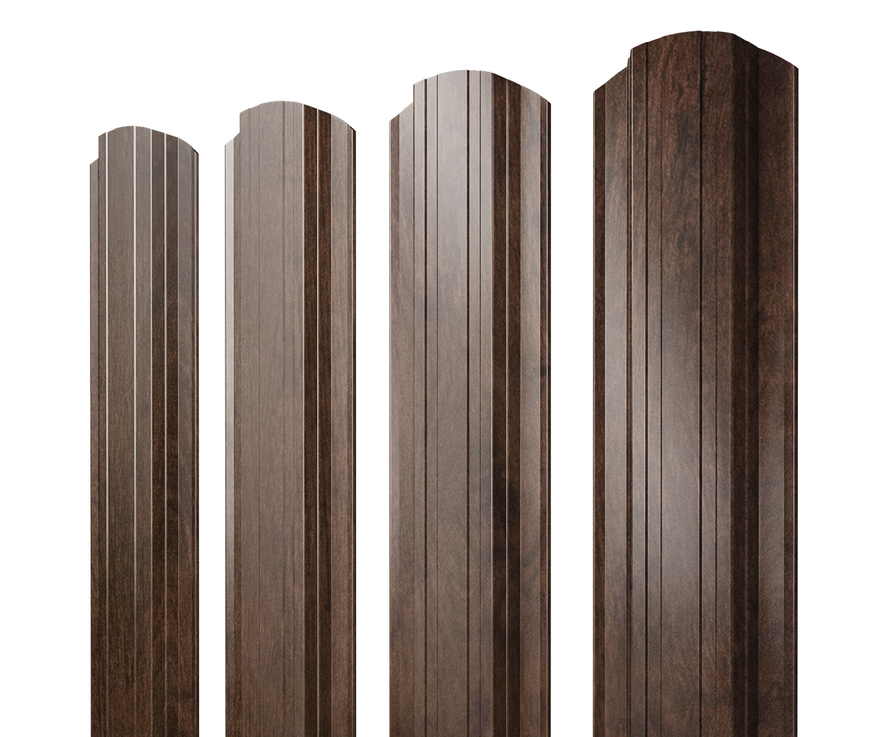 Штакетник Прямоугольный фигурный 0,45 Print-Double Elite Antique Wood