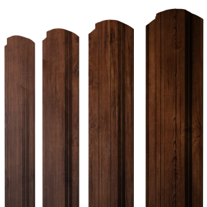 Штакетник Прямоугольный фигурный 0,45 Print Premium Cherry Wood Fresh TwinColor