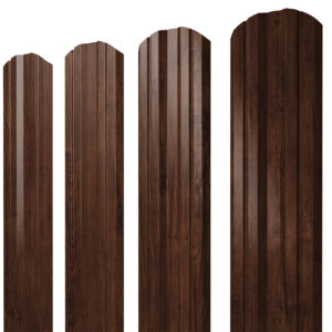 Штакетник Twin фигурный 0,45 Print Elite Cherry Wood TwinColor