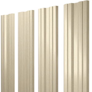 Штакетник Twin с прямым резом 0,45 Print Elite Milky Wood Twin с прямым резомColor