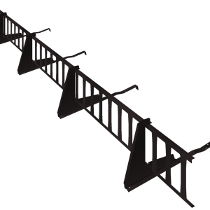Снегозадержатель решетчатый на натуральную черепицу 9005 (для проф. до 50мм) комплект