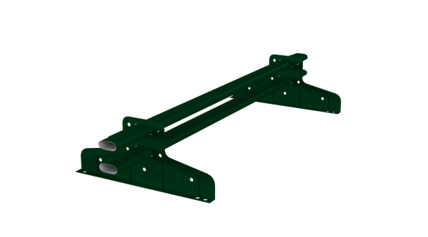 Снегозадержатель Стандарт Т4 d 40х20 RAL 6005 (1м)