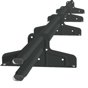 Снегозадержатель Стандарт Т4 d 40х20 RAL 7016 (3м)