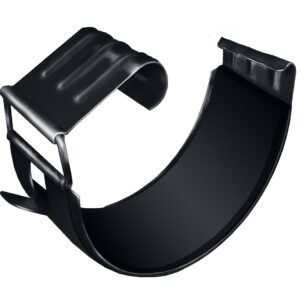 Соединитель желоба GL PE 125 мм RAL 7024 мокрый асфальт