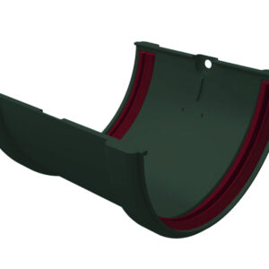 Соединитель желобов Классика 120 ПВХ Grand Line зелёный (RAL 6005)