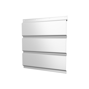 Софит металлический без перфорации 0,45 Drap TX с пленкой RAL 9003 сигнальный белый