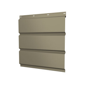 Софит металлический без перфорации 0,45 PE с пленкой RAL 1015 светлая слоновая кость