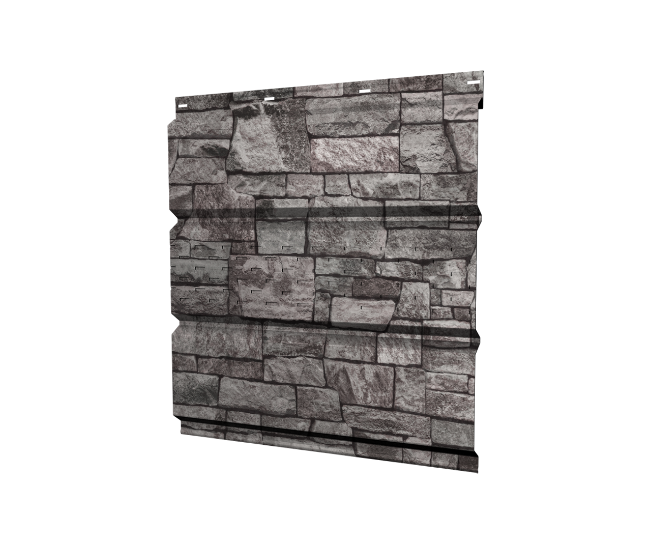 Софит металлический центральная перфорация 0,45 Print Elite с пленкой Fine Stone TwinColor