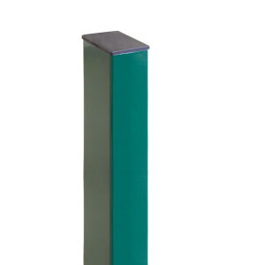 Столб 60х40х1,4х2500 RAL 6005 5 отверстий М6 (1,53/1,73/2,03)