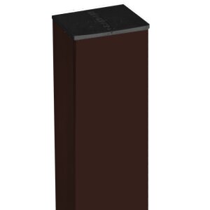 Столб 62х55х1,4х2500 RAL 8017