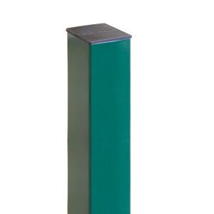 Столб 62х55х1,4х3000 RAL 6005 5 отверстий (2,03/2,43)