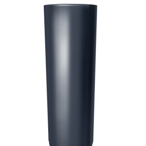 Труба круглая GL PU 90 мм 3 м RAL 7024 мокрый асфальт