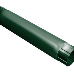 Труба круглая соединительная Grand Line 90мм 1м RAL 6005 зеленый мох