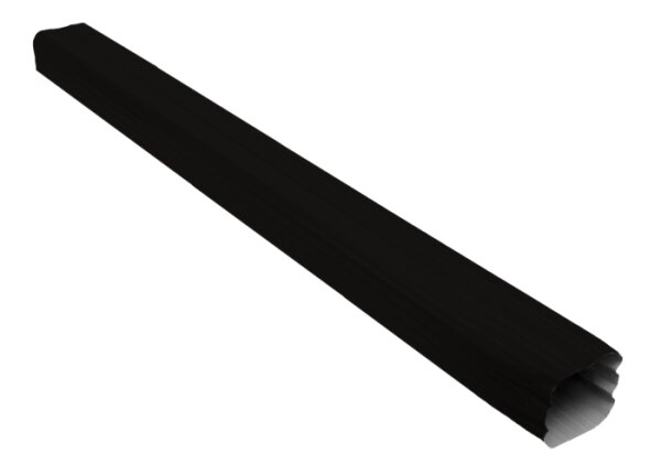 Труба прямоугольная Vortex Matt 1м RAL 9005
