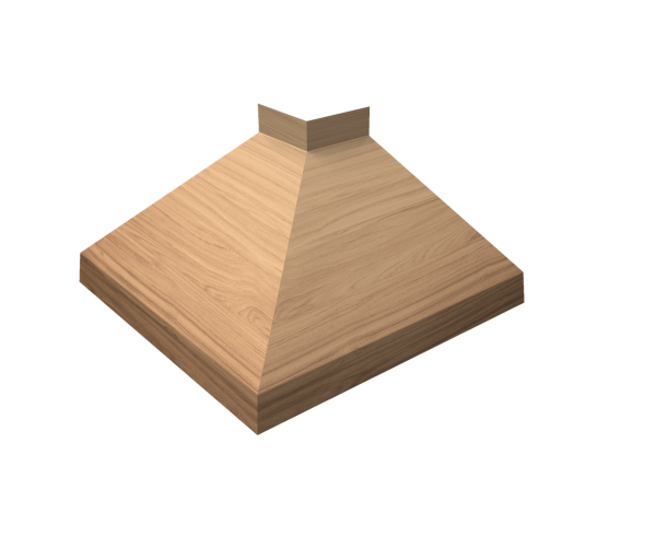 Угол отлива внешний 100 0,45 Print Elite с пленкой Honey Wood TwinColor