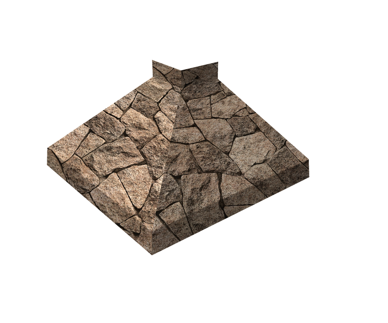 Угол отлива внешний 100 0,45 Print Elite с пленкой King Stone TwinColor