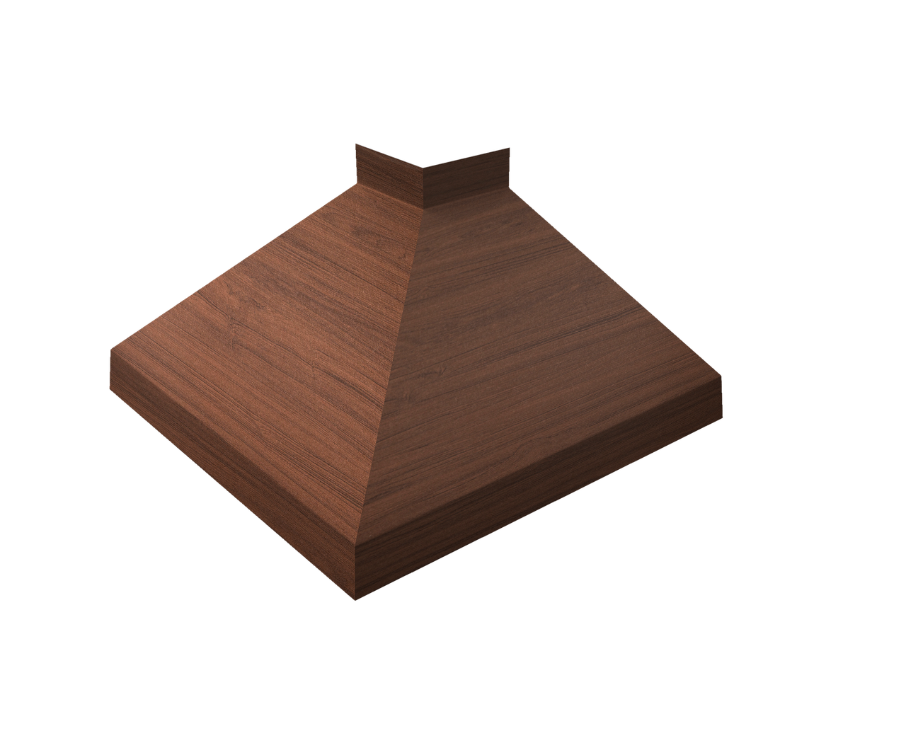 Угол отлива внешний 250 0,45 Print Elite с пленкой Choco Wood TwinColor
