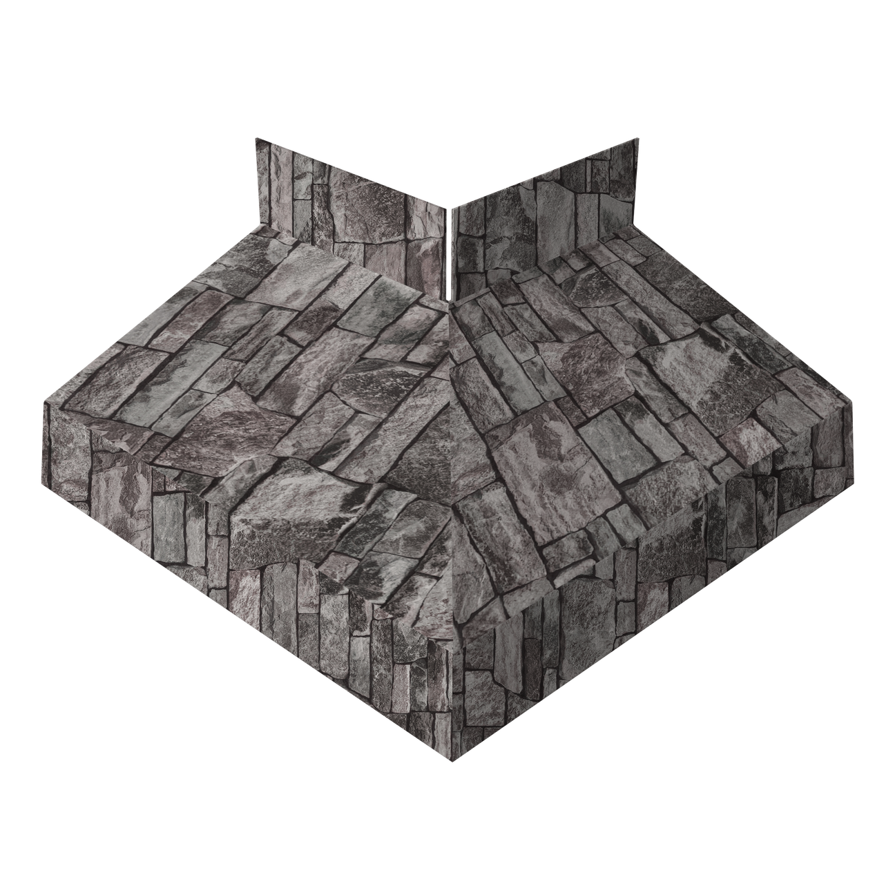 Угол отлива внешний 50 0,45 Print Elite с пленкой Fine Stone TwinColor