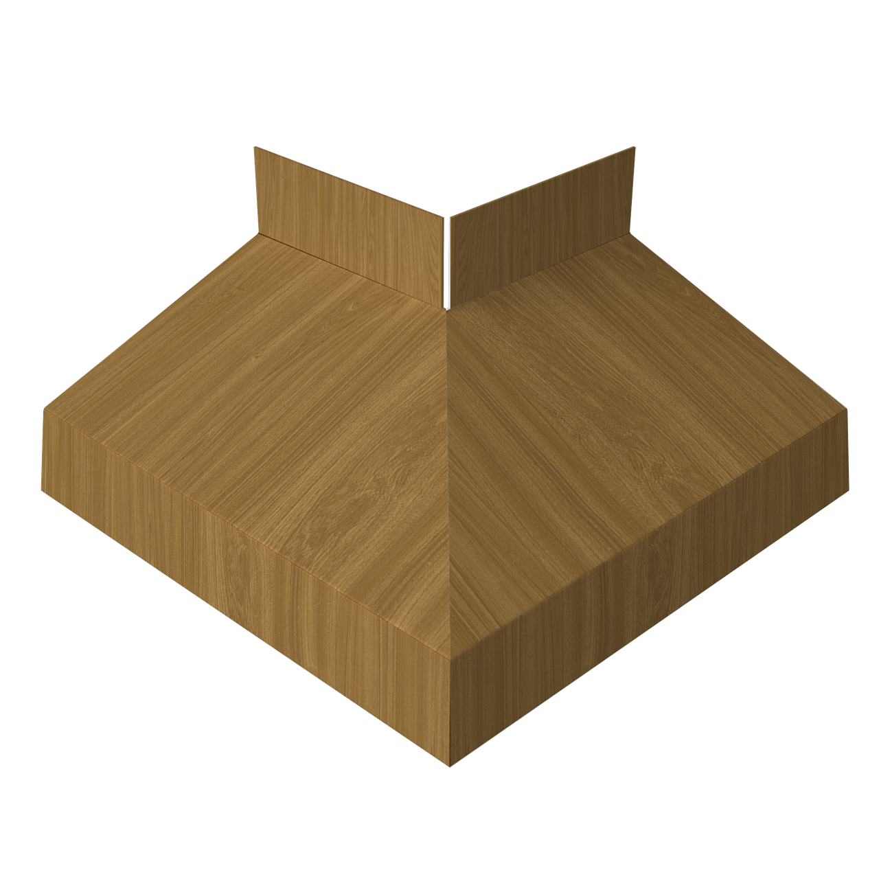 Угол отлива внешний 50 0,45 Print Elite с пленкой Honey Wood TwinColor