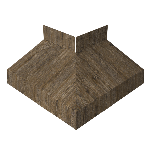 Угол отлива внешний 50 0,45 Print Elite с пленкой Nordic Wood TwinColor