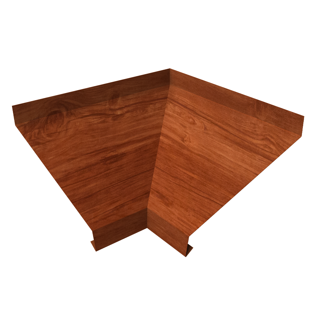 Угол отлива внутренний 250 0,45 Print Elite с пленкой Rowan TwinColor