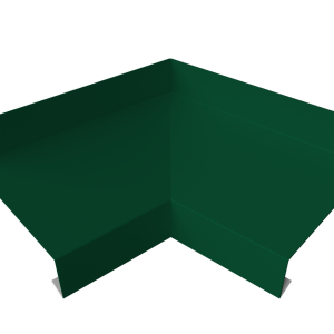 Угол отлива внутренний 50 0,45 Drap TX с пленкой RAL 6005 зеленый мох