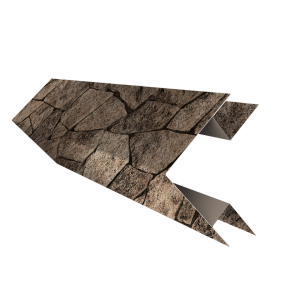 Угол внешний сложный 75х75 0,45 Print Elite King Stone TwinColor (2м)