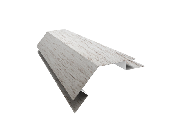 Угол внешний сложный 75х75 135 градусов 0,45 Print Elite Snow Wood TwinColor (3м)